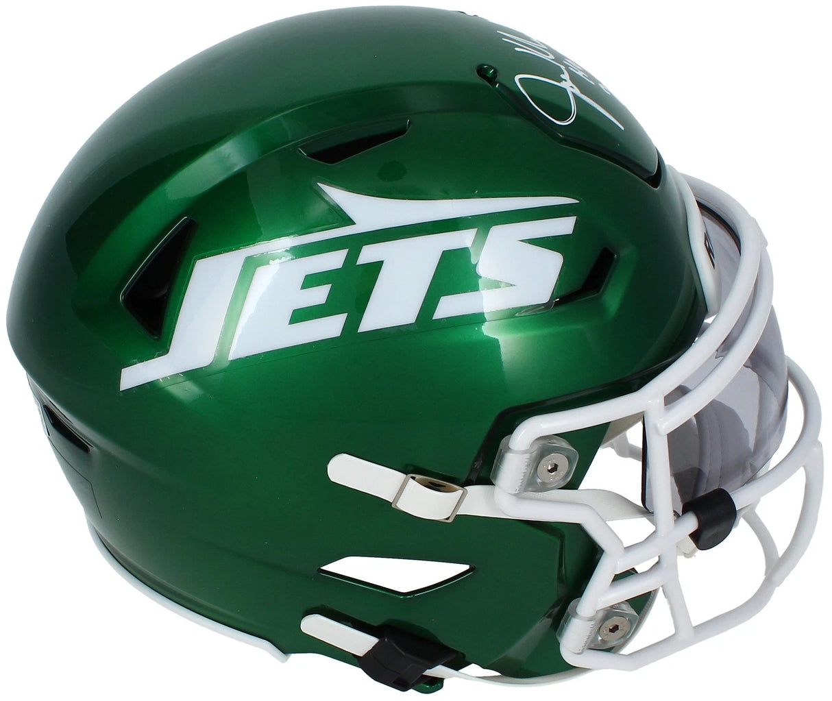 Joe Klecko Autographed/Inscribed "HOF 2023" New York Jets Speedflex Midi Helmet Beckett Witnessed