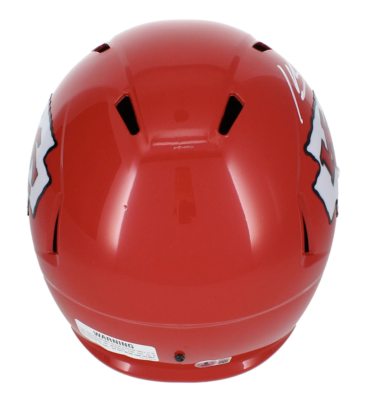 Kenneth Walker III Autographed Kansas City Chiefs Speed Full Size Helmet Beckett Witnessed