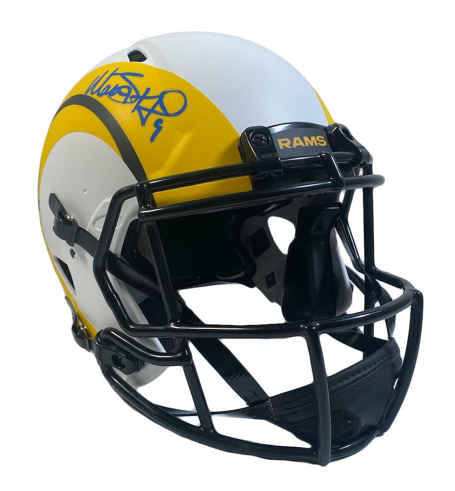 Matthew Stafford / Cooper Kupp Dual Autographed Los Angeles Rams Speed Lunar Eclipse Authentic Helmet Fanatics