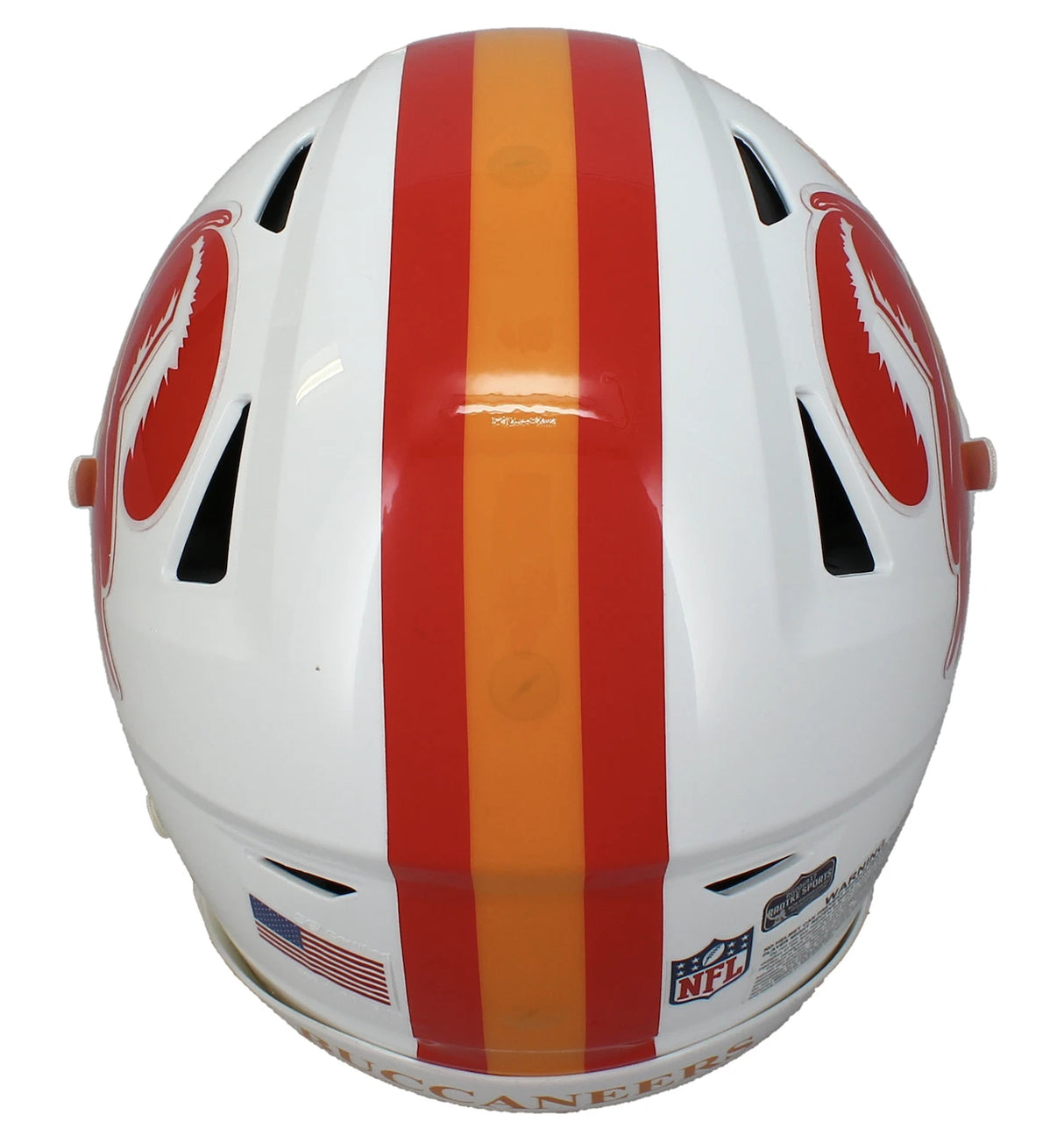 Rob Gronkowski Autographed Tampa Bay Buccaneers 1976-96 Throwback Speedflex Authentic Helmet Radtke