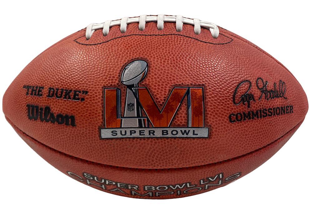 Cooper Kupp Autographed/Inscribed "SB LVI MVP" Los Angeles Rams SB LVI Champions Logo Wilson Duke Authentic Football Fanatics LE 56