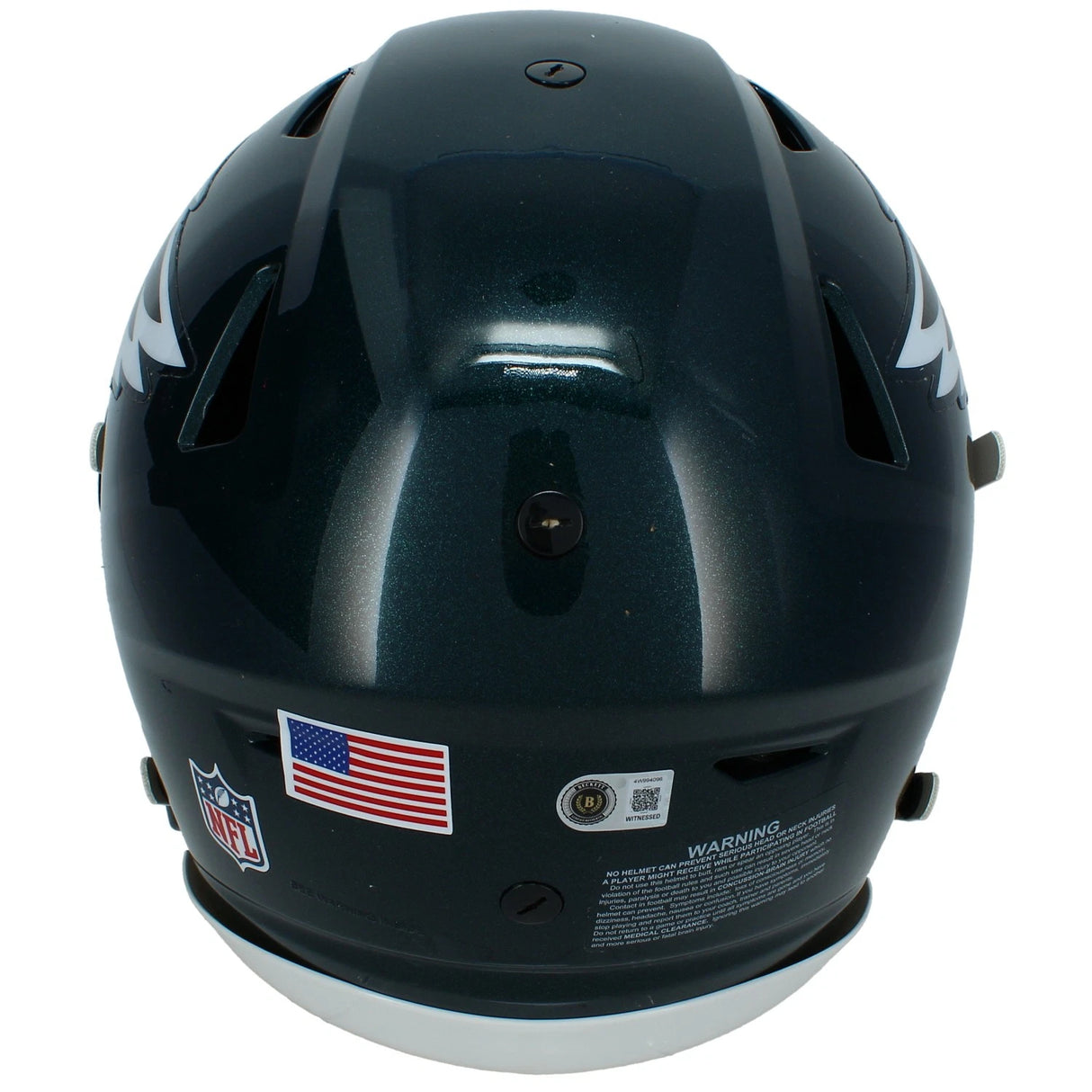 Makai Lemon Autographed Philadelphia Eagles Speedflex Authentic Helmet Beckett Witnessed