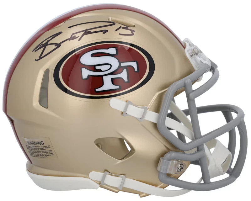 Brock Purdy Autographed San Francisco 49ers Speed Mini Helmet Fanatics