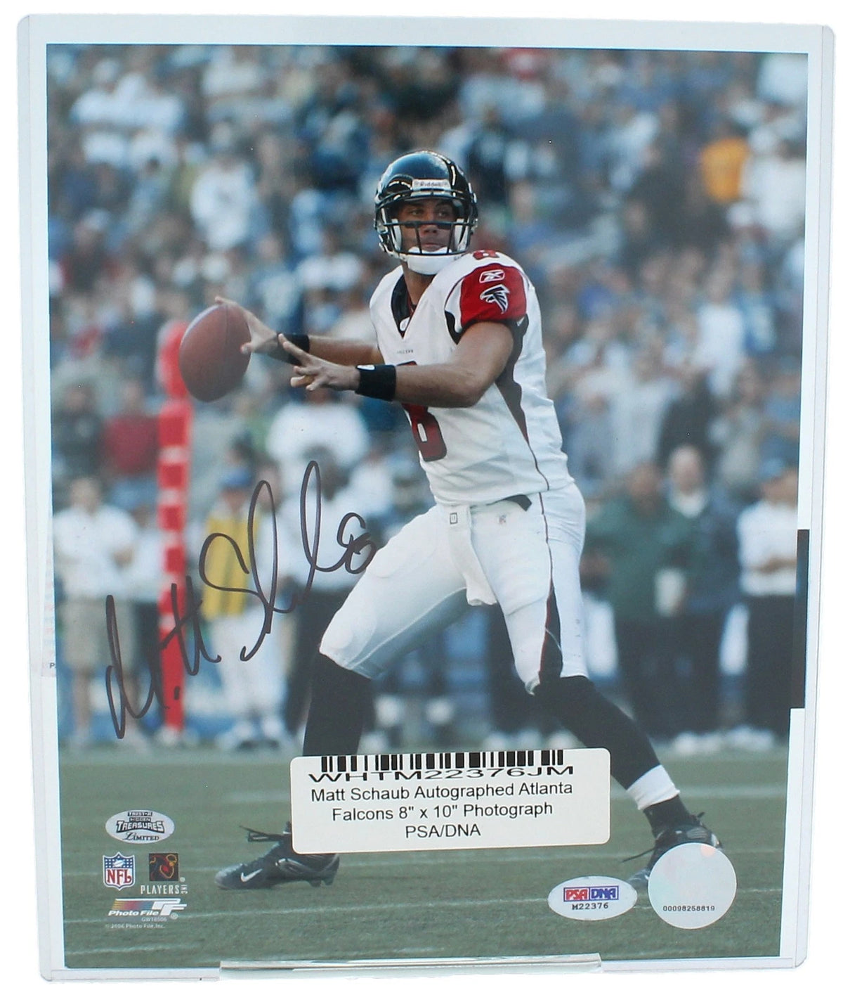 Matt Schaub Autographed Atlanta Falcons 8" x 10" Photograph PSA/DNA