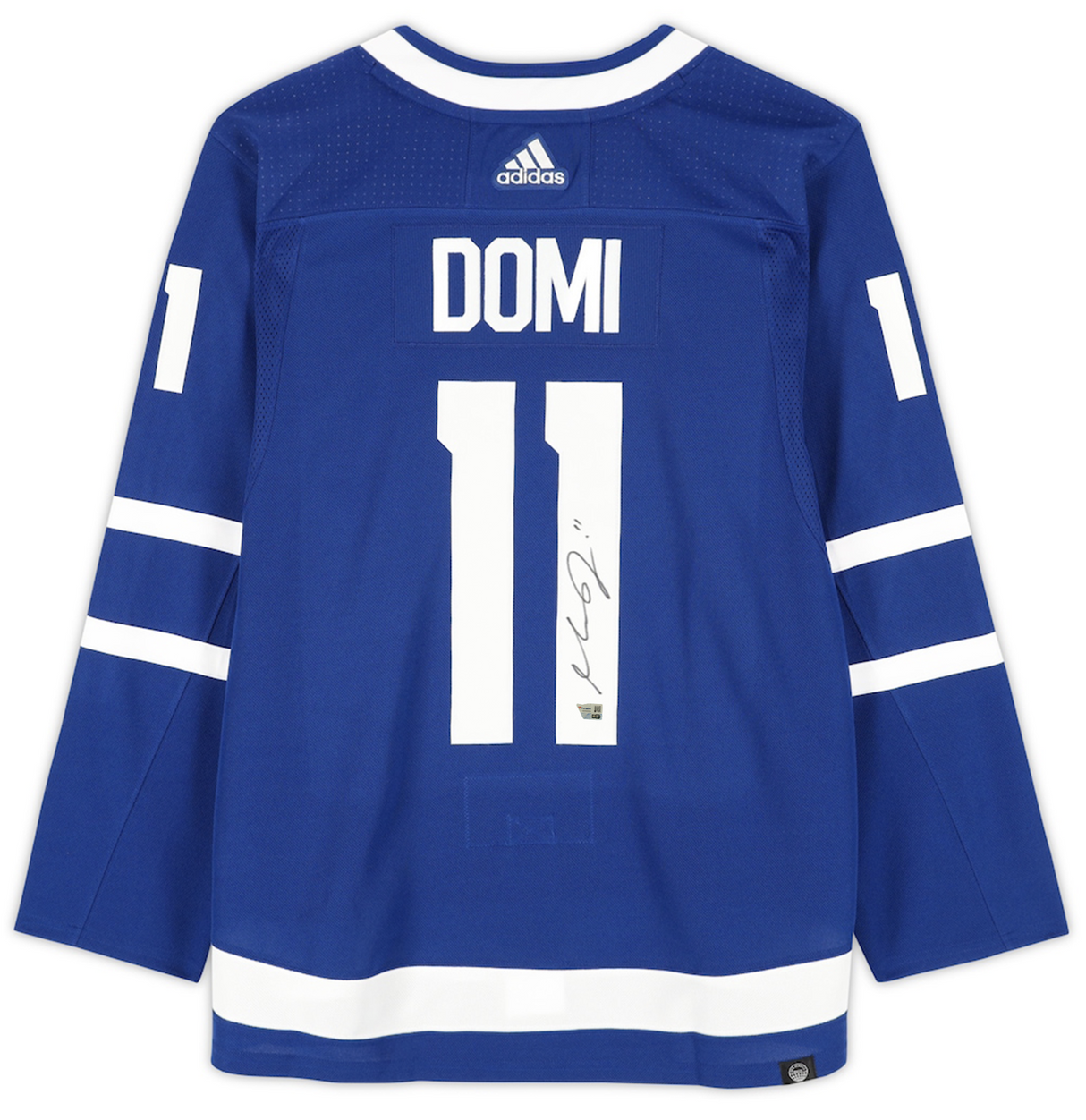 Max Domi Autographed Toronto Maple Leafs Blue Adidas Authentic Jersey Fanatics