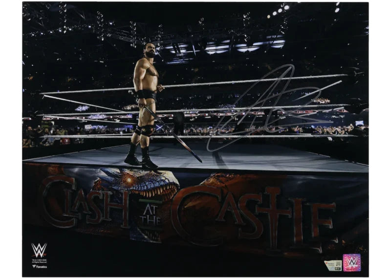 Drew McIntyre Autographed WWE Clash at the Castle Entrance 16" x 20" Photograph Fanatics