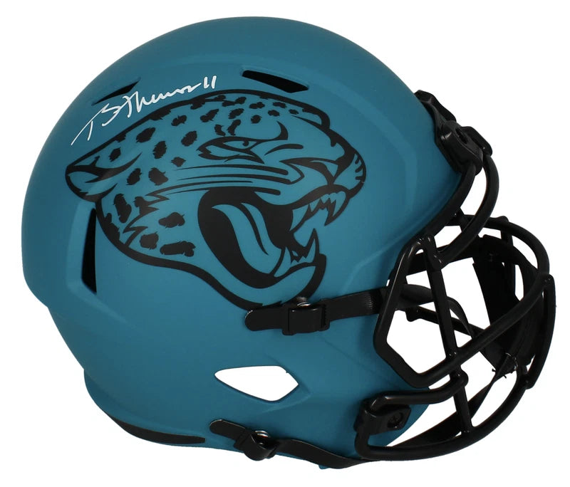 Brian Thomas Jr Autographed Jacksonville Jaguars RAVE Speed Full Size Helmet Fanatics
