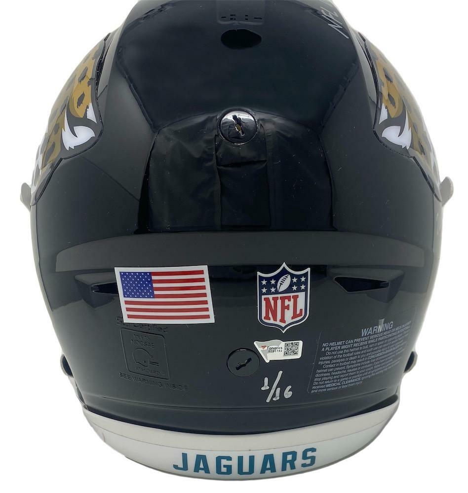 Trevor Lawrence Autographed/Multi-Inscribed Jacksonville Jaguars Speed Flex Helmet Fanatics LE 1/16