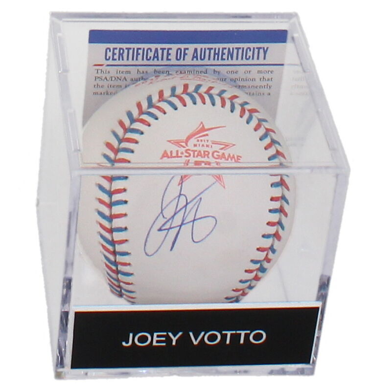 JOEY VOTTO Autographed 2017 MLB All-Star Game Logo Official MLB Baseball PSA