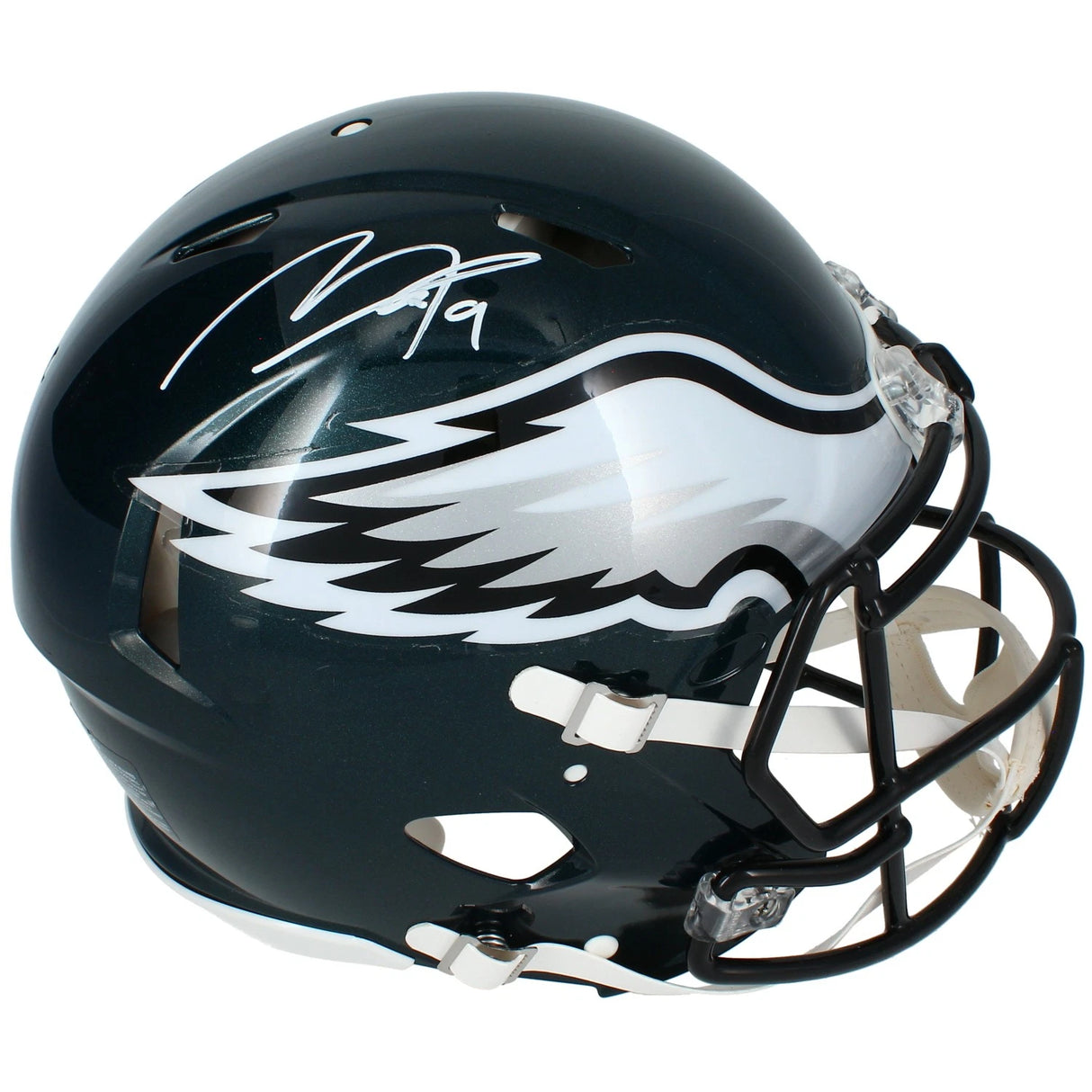 Makai Lemon Autographed Philadelphia Eagles Speed Authentic Helmet Beckett Witnessed