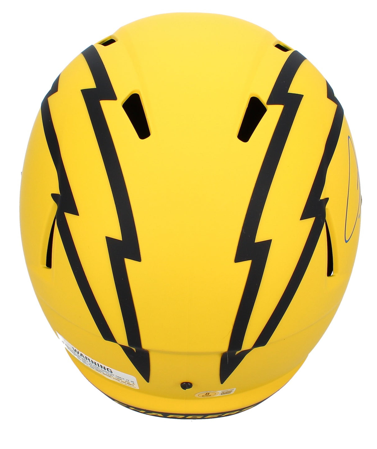 LaDainian Tomlinson Autographed Chargers RAVE Speed Full Size Helmet Beckett Witnessed
