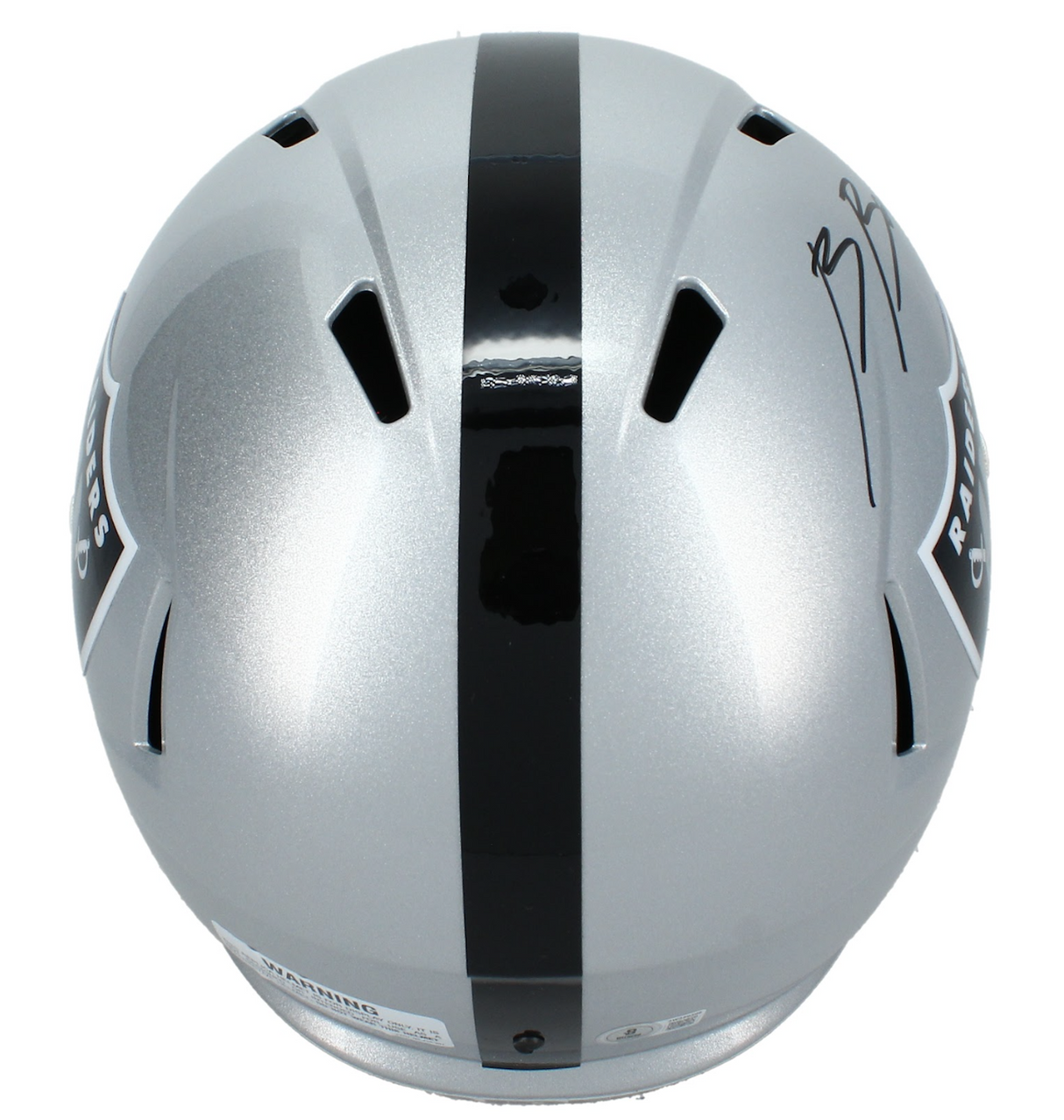 Brock Bowers Autographed Las Vegas Raiders Speed Full Size Helmet Beckett Witnessed