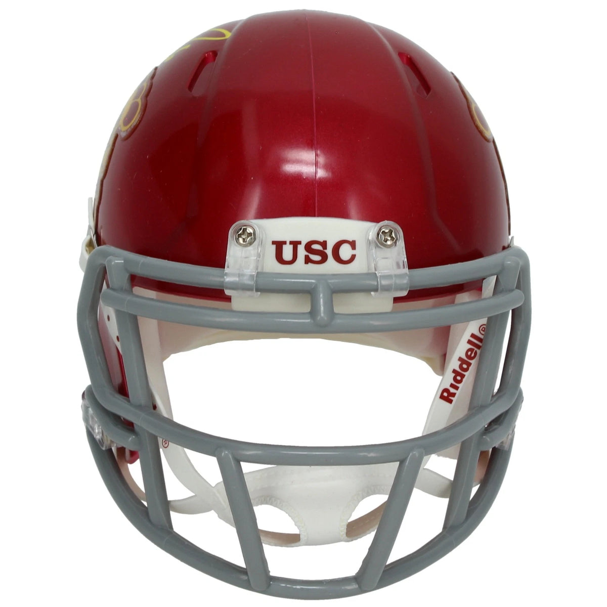 Makai Lemon Autographed USC Trojans Speed Mini Helmet Beckett Witnessed