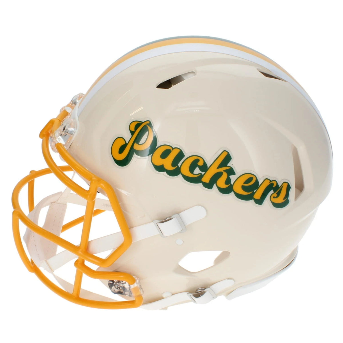 Eddie Lacy Autographed Green Bay Packers RETRO Speed Authentic Helmet Beckett Witnessed