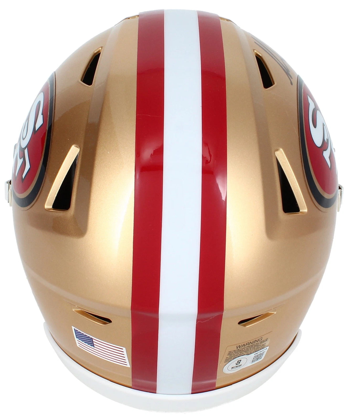 Mike Evans Autographed San Francisco 49ers Speedflex Midi Helmet Beckett Witnessed