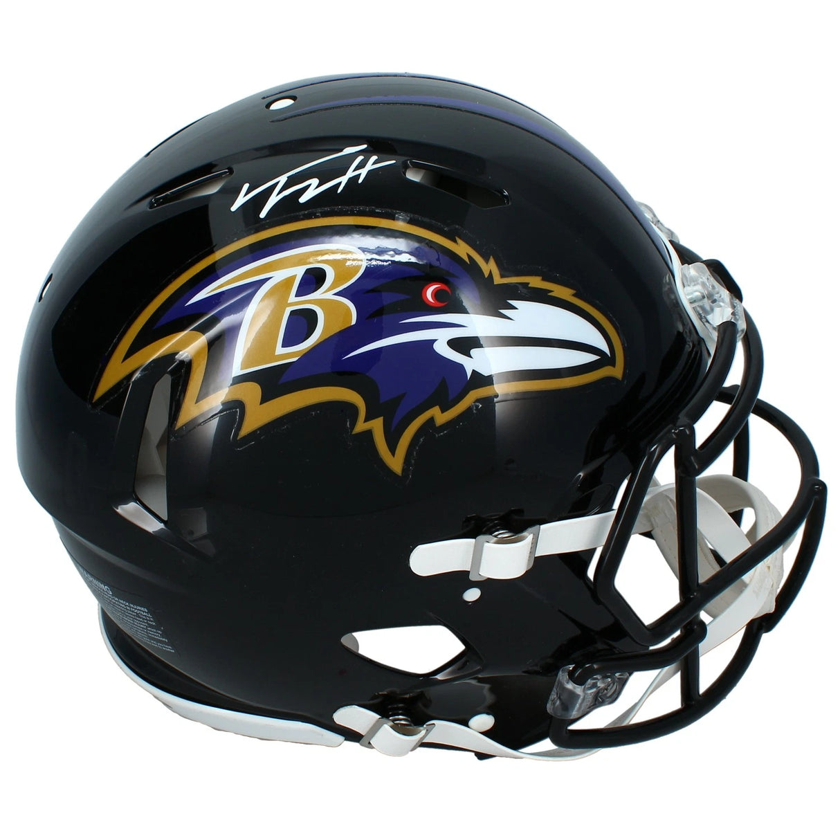 Trey Hendrickson Autographed Baltimore Ravens Speed Authentic Helmet JSA Witnessed