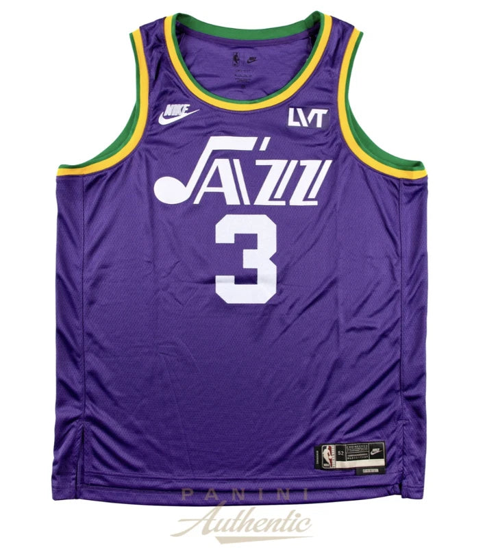 Keyonte George Autographed Utah Jazz Purple Nike Hardwood Classics Swingman Jersey Panini
