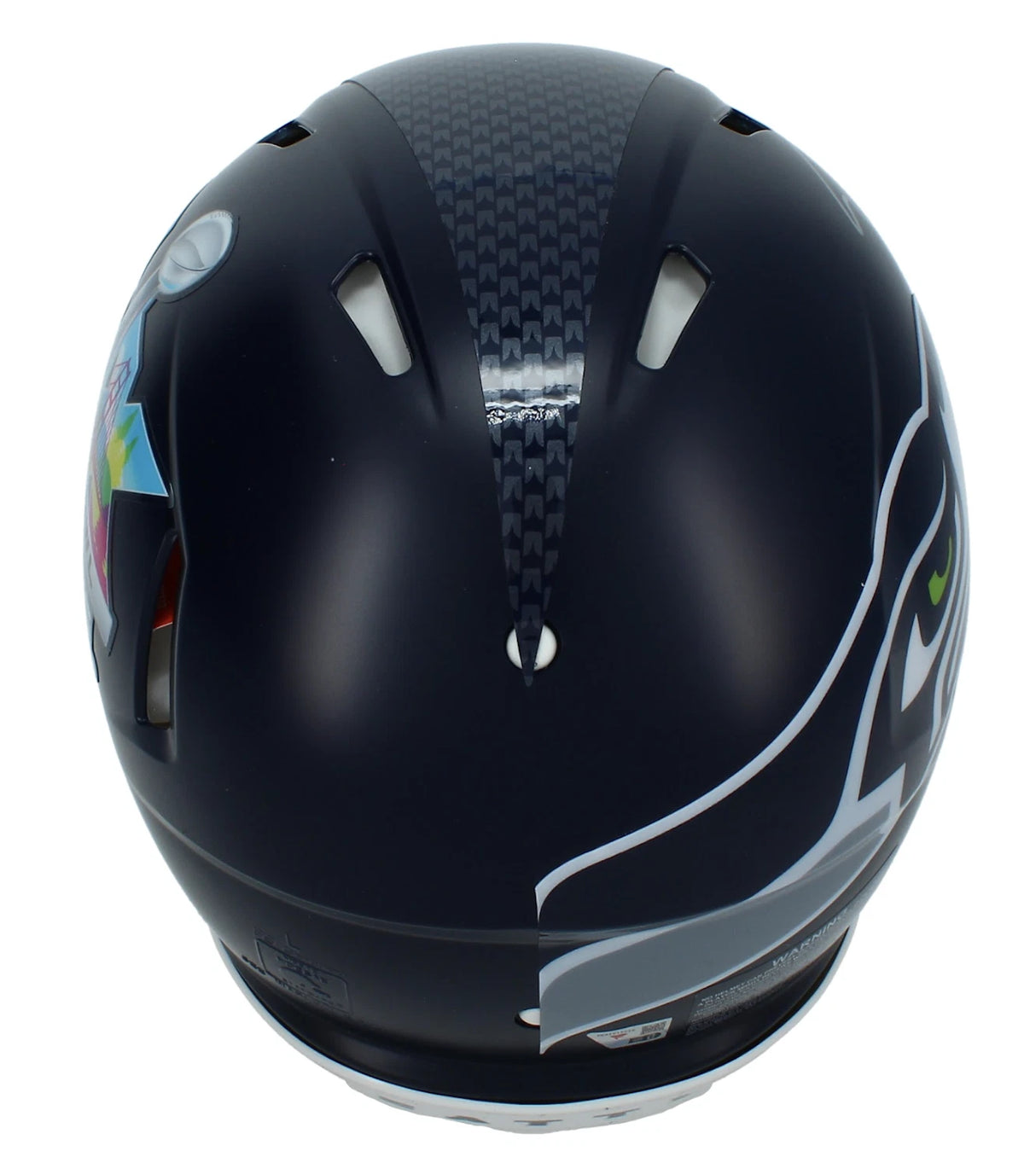 Jaxon Smith-Njigba Autographed Seattle Seahakws Super Bowl LX Champions Logo Speed Authentic Helmet Fanatics