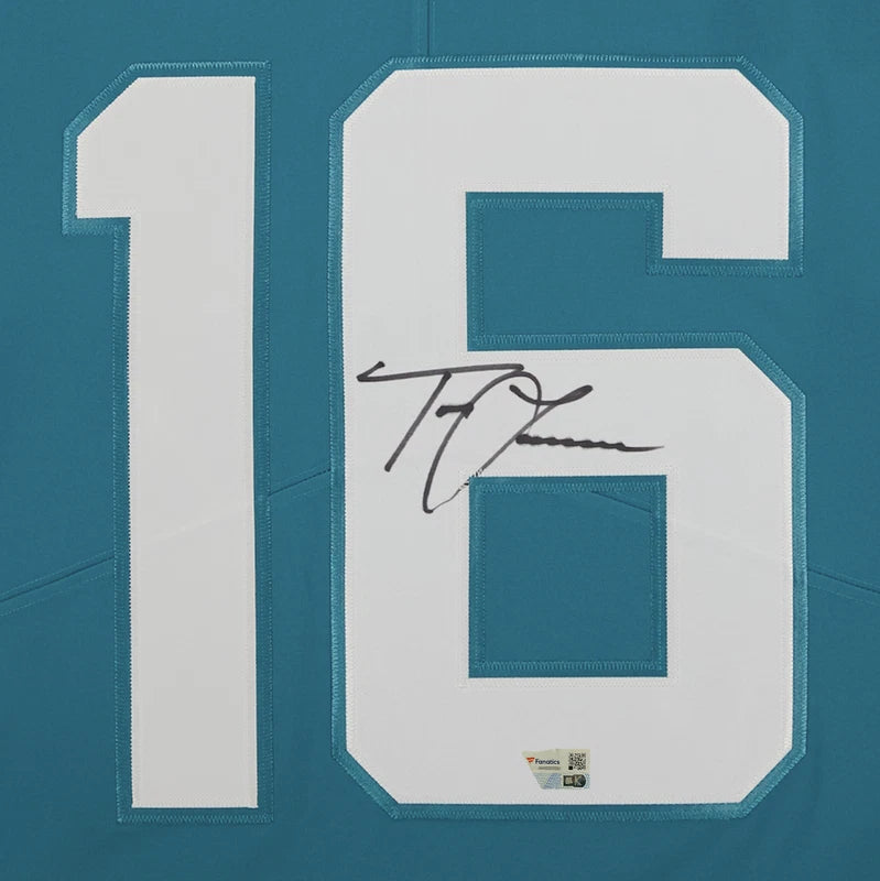 Trevor Lawrence Autographed Jacksonville Jaguars Teal Nike Limited Jersey Fanatics