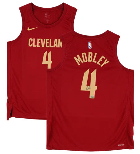 Evan Mobley Autographed Cleveland Cavaliers Nike Red 2022-2023 Icon Swingman Jersey Fanatics