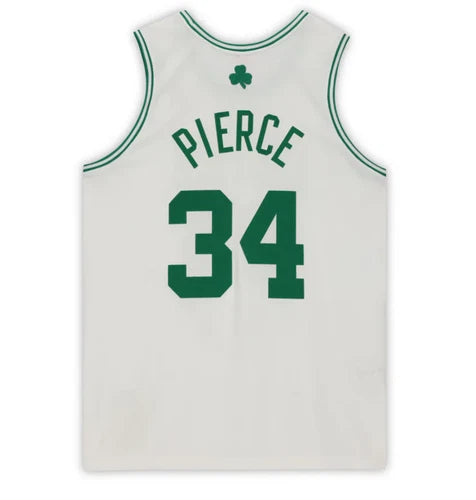 Paul Pierce Autographed/Inscribed "08 Finals MVP" on Front Boston Celtics White 2007-08 NBA Finals Logo Mitchell & Ness Authentic Jersey Fanatics