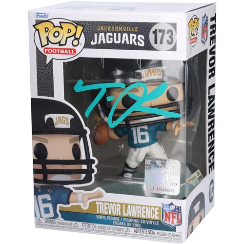 Trevor Lawrence Autographed Jacksonville Jaguars #173 Funko Pop! Fanatics