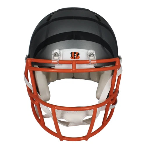 Joe Burrow Autographed Cincinnati Bengals Custom Flash Drip Speed Authentic Helmet Fanatics