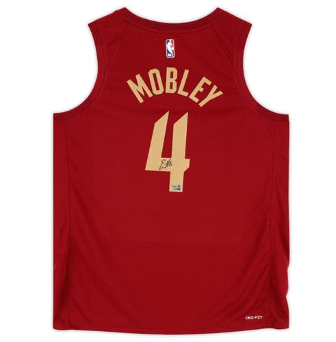 Evan Mobley Autographed Cleveland Cavaliers Nike Red 2022-2023 Icon Swingman Jersey Fanatics