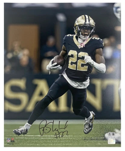 Rashid Shaheed Autographed New Orleans Saints Running 16" x 20" Photograph Beckett Witnessed