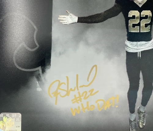 Rashid Shaheed Autographed/Inscribed "WHO DAT!" New Orleans Saints Introduction 11" x 14" Photograph Beckett Witnessed