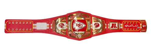 Patrick Mahomes Autographed Kansas City Chiefs Championship Belt Beckett Witnessed