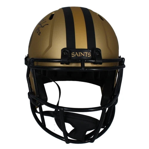 Rashid Shaheed Autographed New Orleans Saints RAVE Speed Full Size Helmet Beckett Witnessed