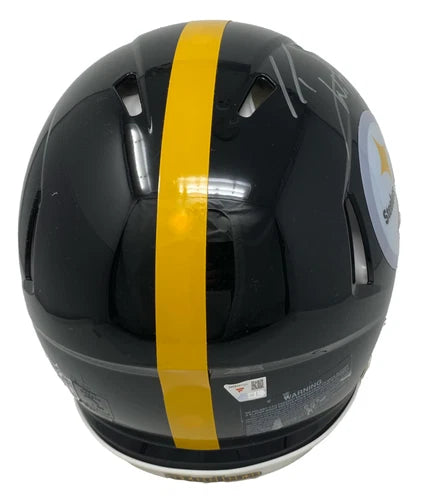 T.J. Watt Autographed Pittsburgh Steelers Speed Authentic Helmet Fanatics
