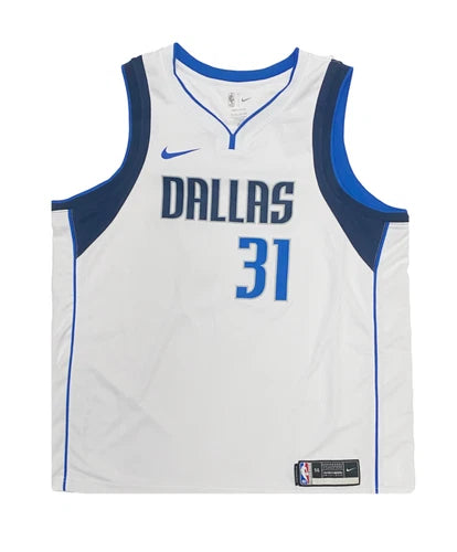 Klay Thompson Autographed Dallas Mavericks Nike White Association Edition Swingman Jersey Fanatics
