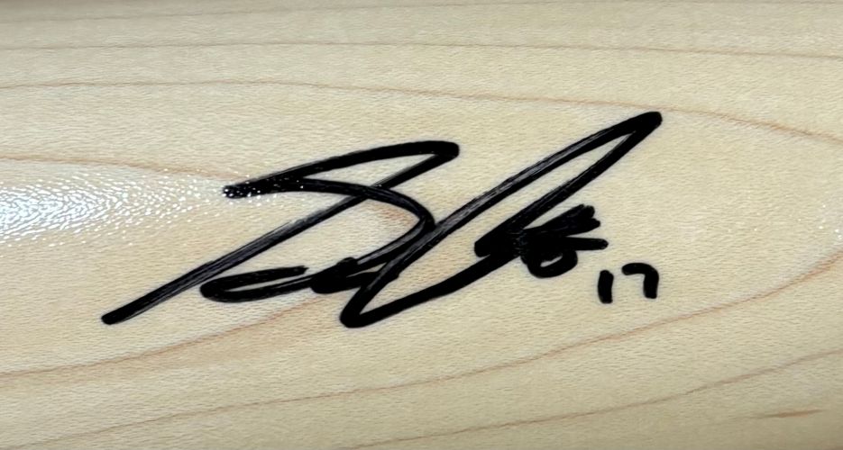 Sam Antonacci Chicago White Sox Signed Tan Louisville Slugger Bat BAS