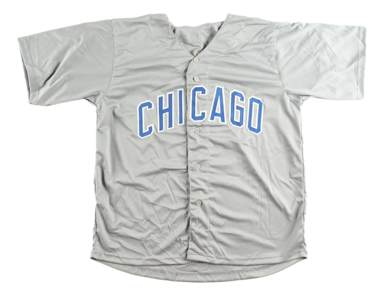 Sammy Sosa Chicago Signed Gray Baseball Jersey BAS
