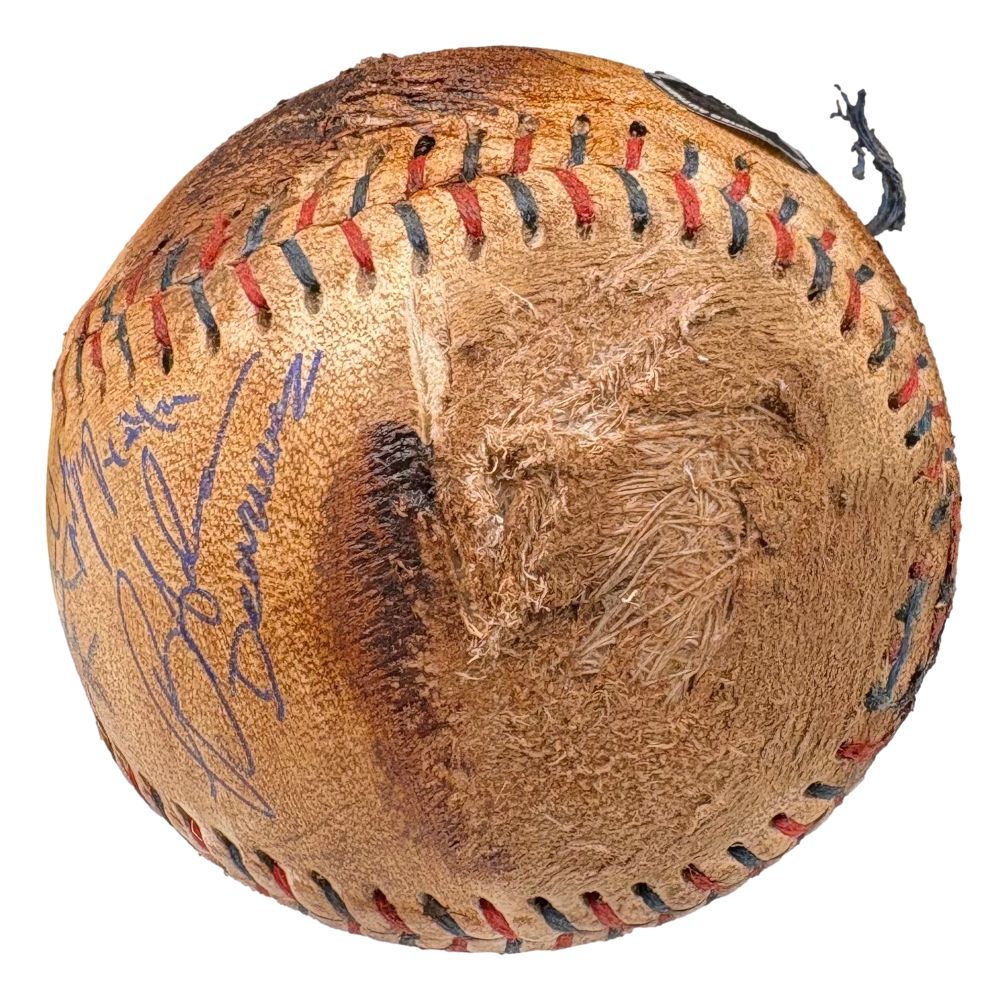 The Sandlot Cast (8) Signed Babe Ruth Replica Signed Baseball Renna Guiry BAS