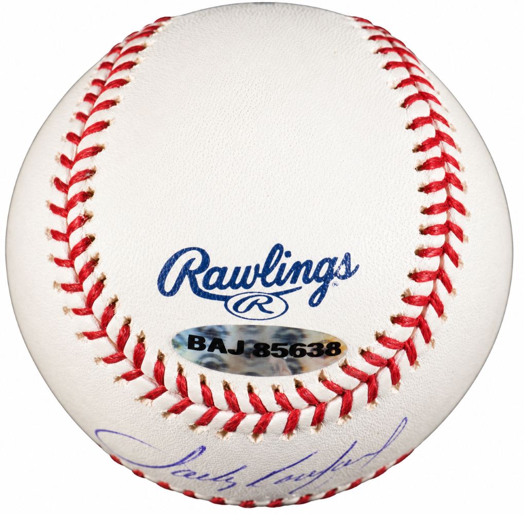 Sandy Koufax Brooklyn Dodgers Signed Official Hall Of Fame Logo Baseball UDA