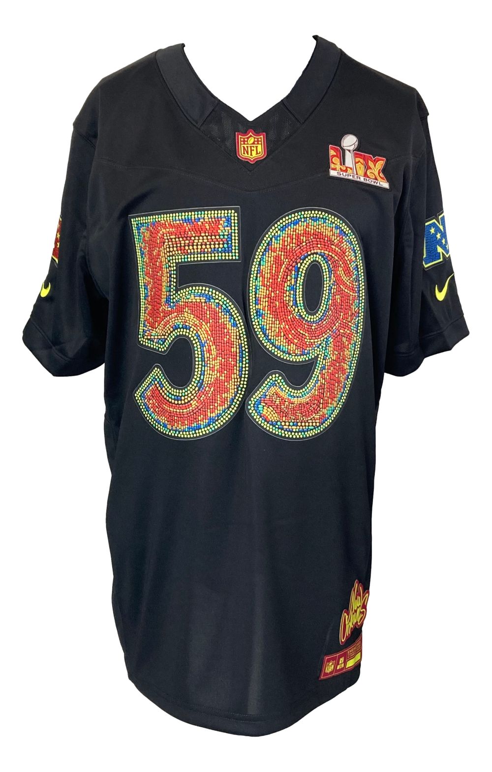 Saquon Barkley Signed Philadelphia Eagles Super Bowl 59 LIX Nike Limited Jersey PSA