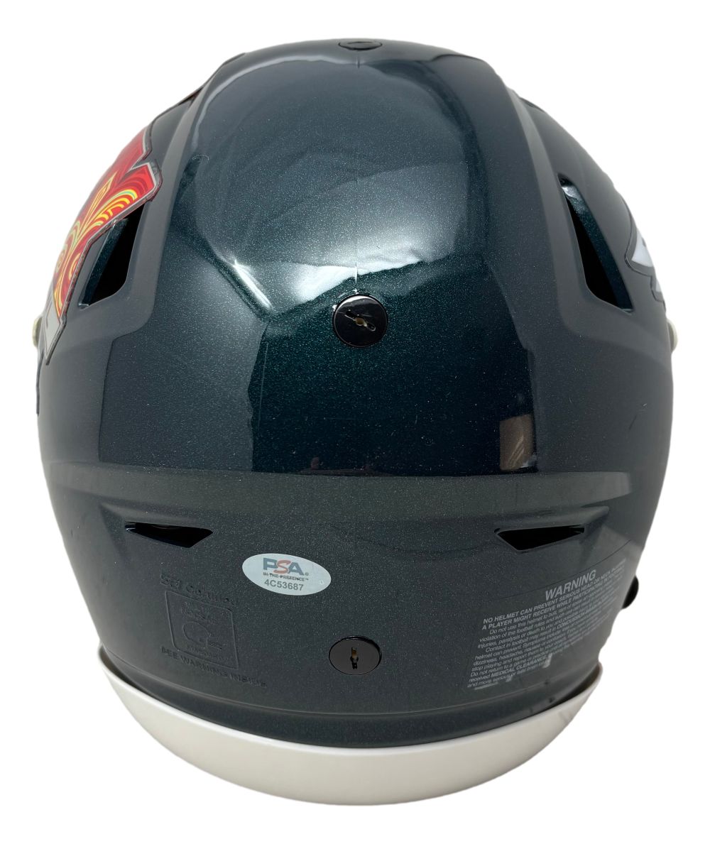 Saquon Barkley Signed Eagles Full Size SB LIX Authentic SpeedFlex Helmet PSA/DNA