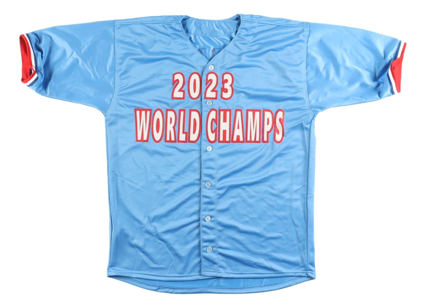 Marcus Semien Texas Signed Light Blue Baseball Jersey BAS