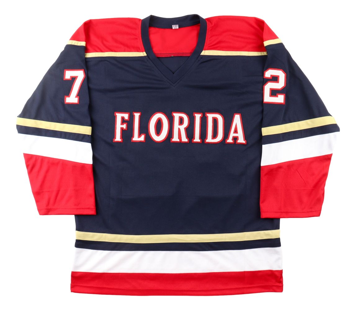 Sergei Bobrovsky Florida Signed Navy Blue Hockey Jersey BAS