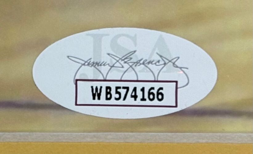 Shaquille O'Neal Signed Framed 16x20 Los Angeles Lakers Photo JSA Hologram