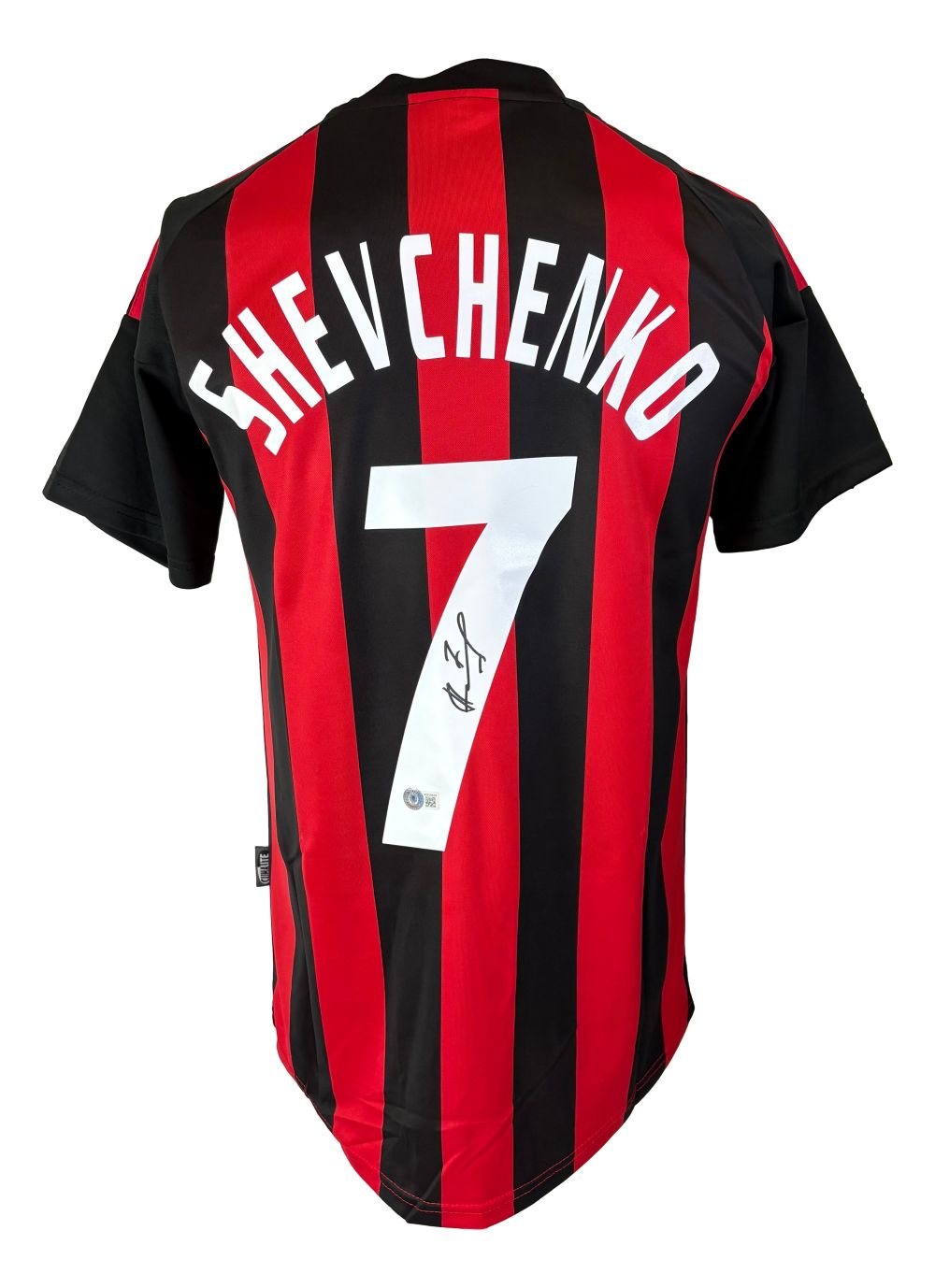 Andriy Shevchenko Signed AC Milan Adidas Soccer Jersey BAS