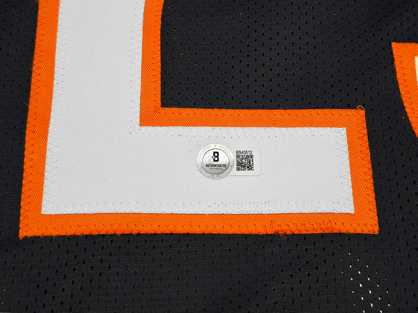 Chicago Bears Devin Hester Autographed Blue Jersey Beckett BAS QR Stock #250272