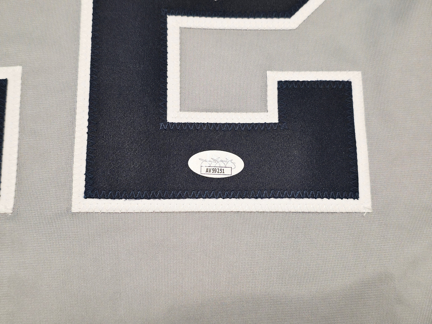 New York Yankees Juan Soto Autographed Gray Jersey JSA Stock #250495