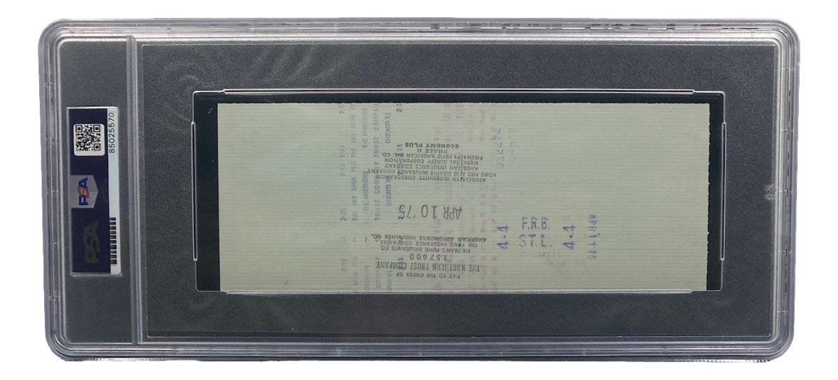 Stan Musial St. Louis Cardinals Signed Bank Check PSA/DNA 85025570 - Sports Integrity