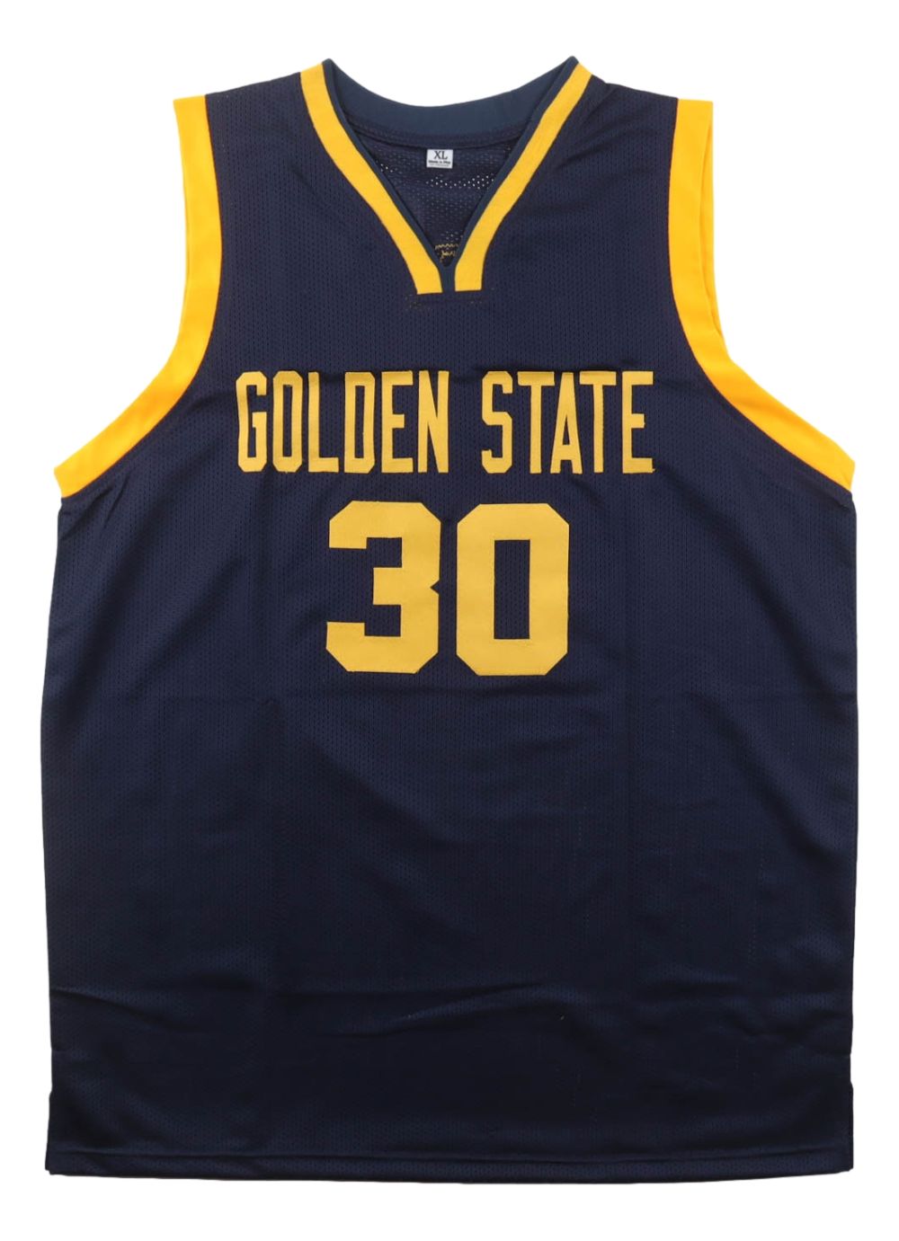 Stephen Curry Golden State Signed Navy Blue Basketball Jersey JSA
