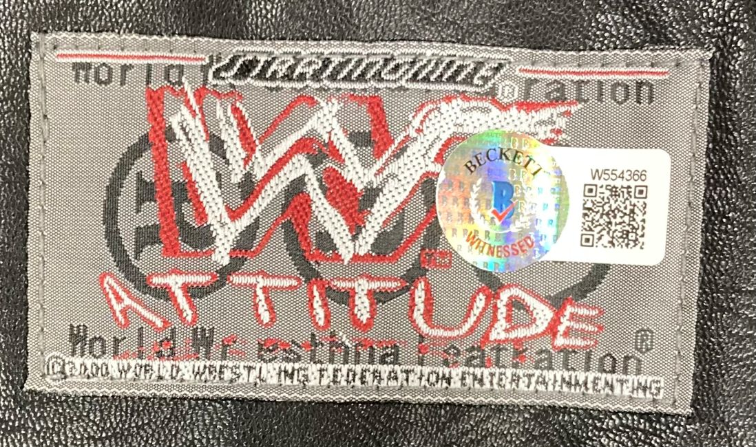 Stone Cold Steve Austin Signed Autographed WWE Skull Vest BAS