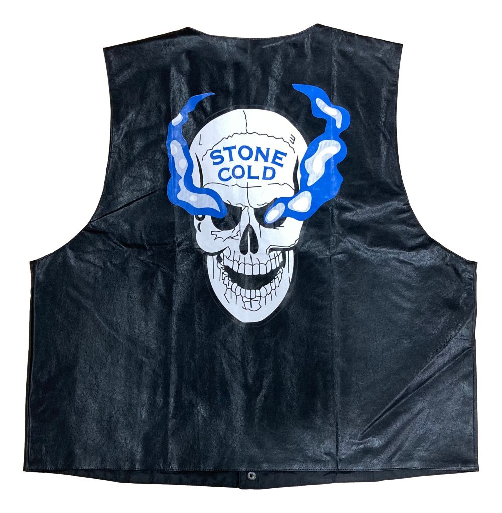 Stone Cold Steve Austin Signed Autographed WWE Skull Vest BAS